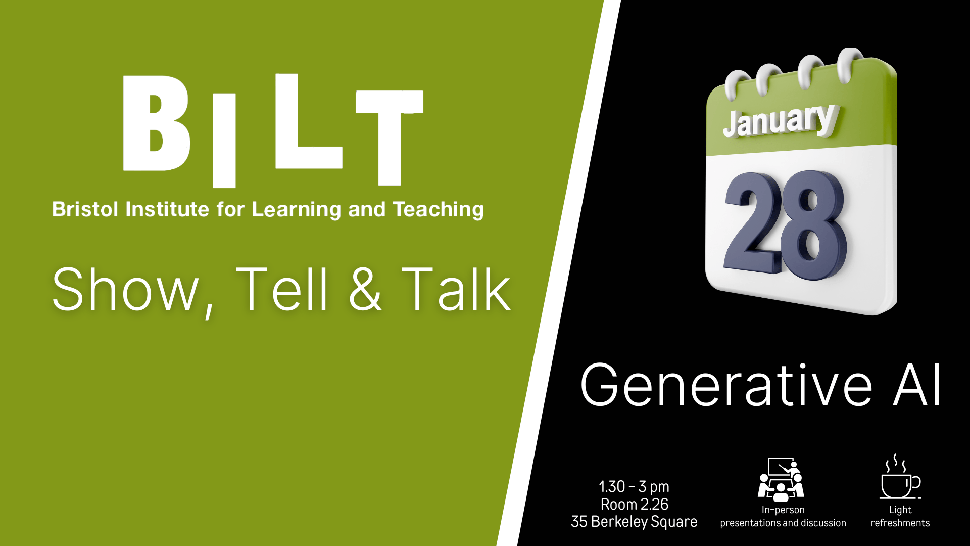 Show Tell and Talk: 'Generative AI'