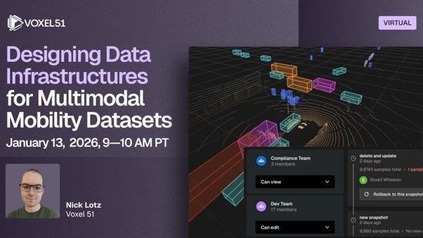 Jan 13 - Designing Data Infrastructures for Multimodal Mobility Datasets